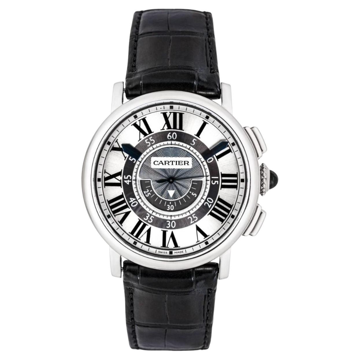 Cartier Montre Rotonde De Cartier Central Chronographe W1556051 En vente  sur 1stDibs