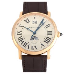 Cartier Rotonde de Cartier große Datum zweite Zeit-Zone Uhr W1556220