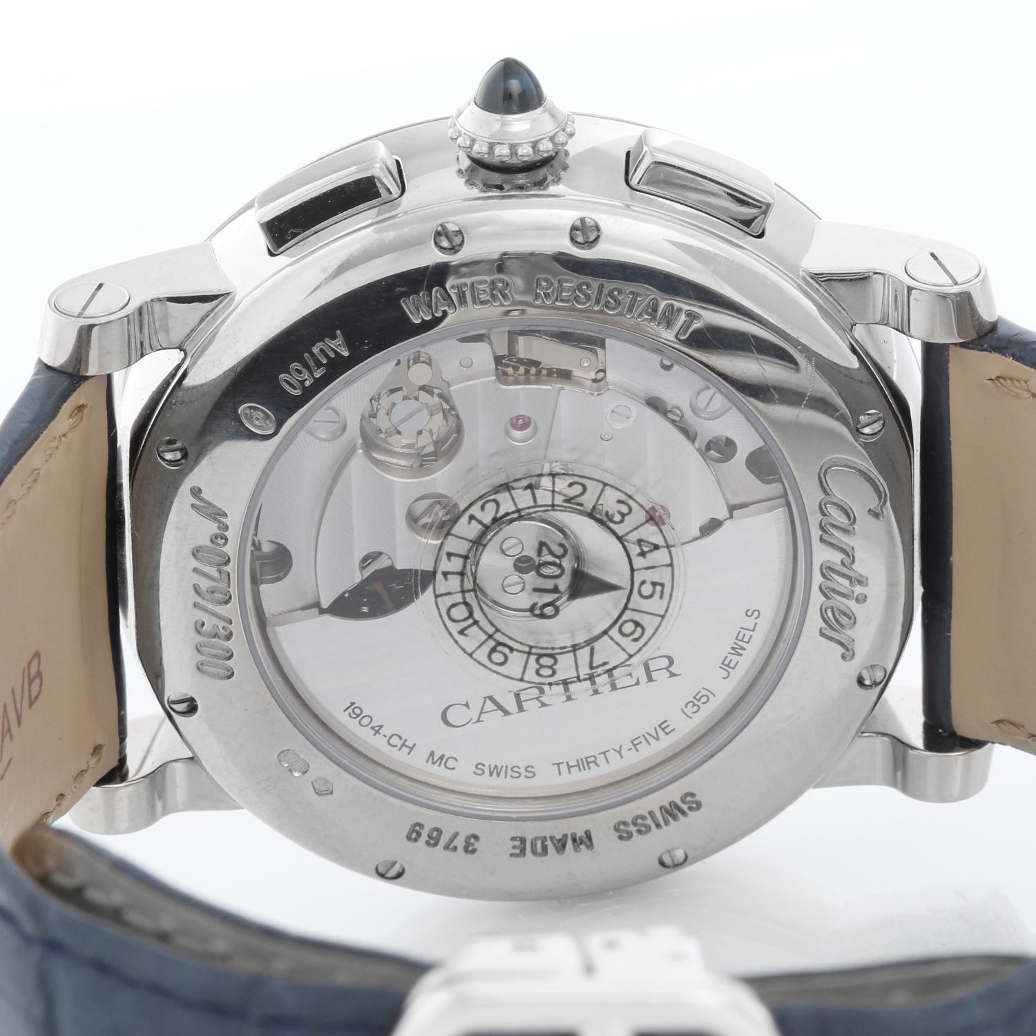 Men's Cartier Rotonde De Cartier Limited Edition White Gold Ref 3769 Watch