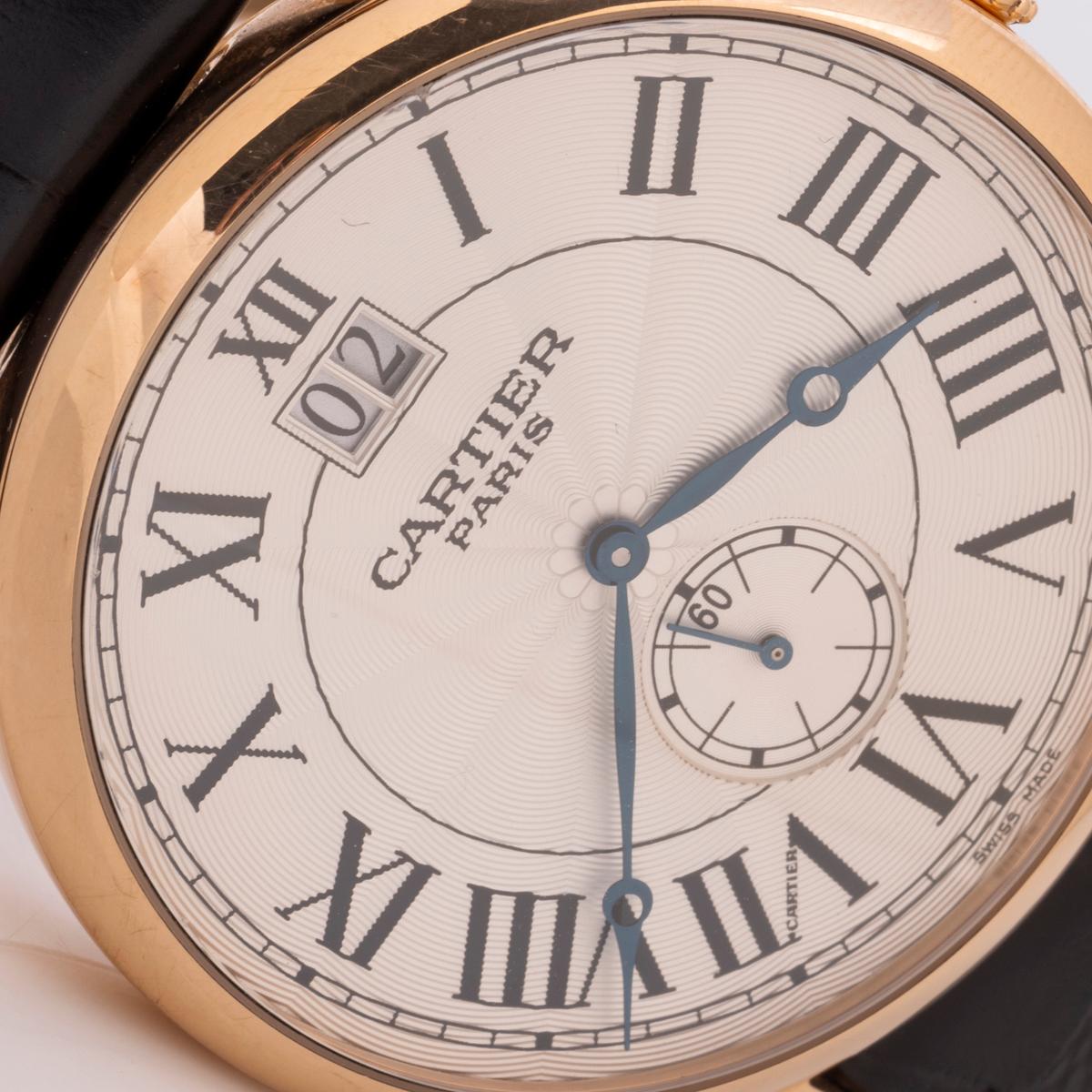 Cartier Rotonde De Cartier Roségold W1550251 Herren im Angebot