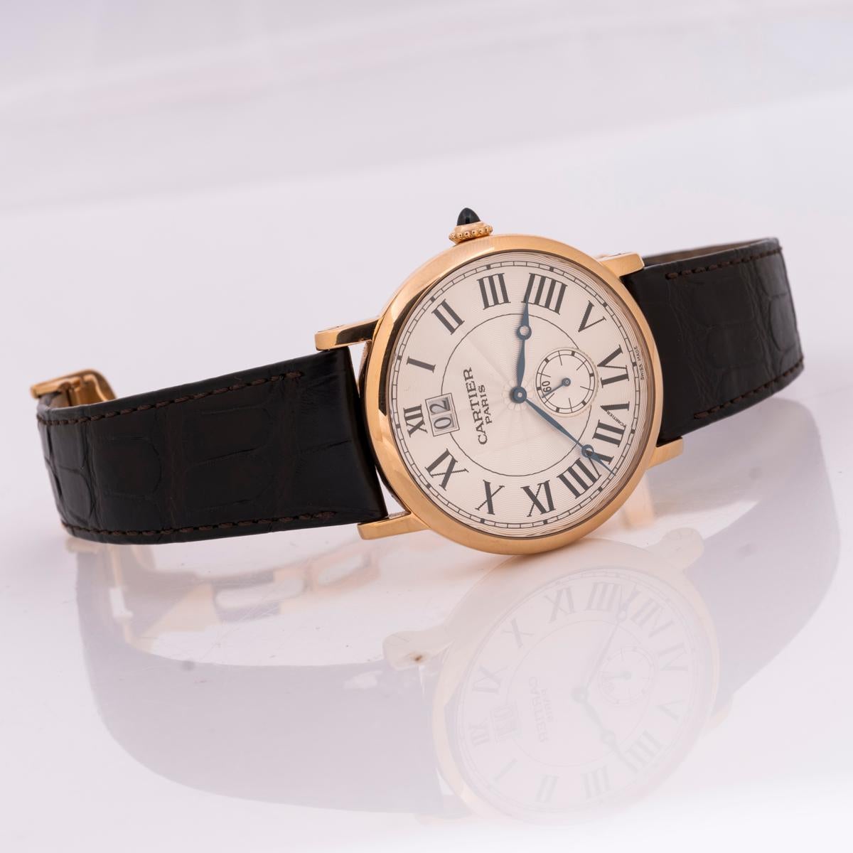 Cartier Rotonde De Cartier Roségold W1550251 im Angebot 1