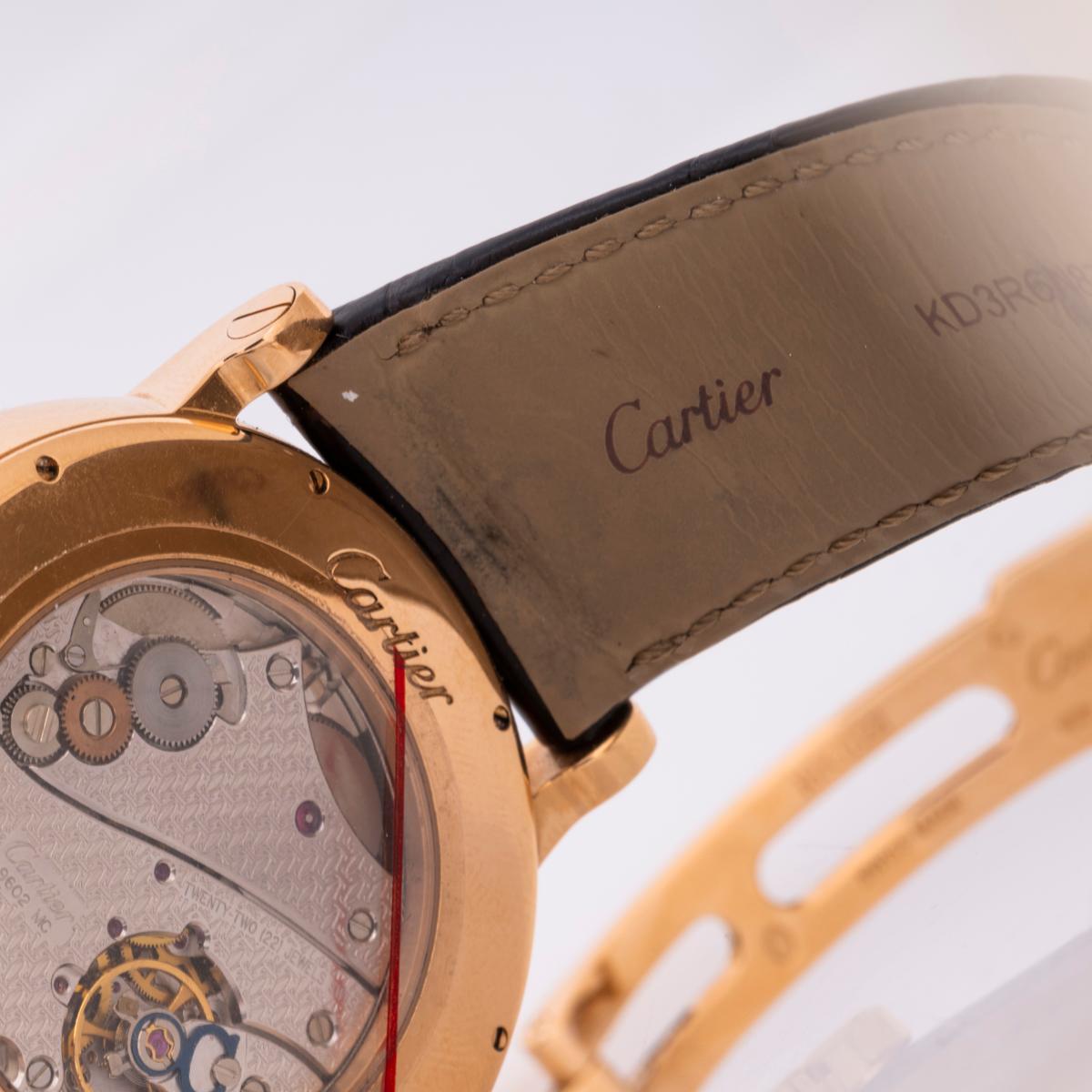 Cartier Rotonde De Cartier Roségold W1550251 im Angebot 3