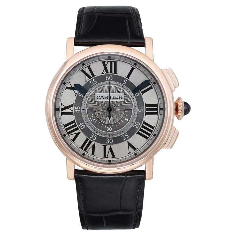 Cartier Rotonde de Central 42mm 18K Rose Gold Hand Wind Mens Watch