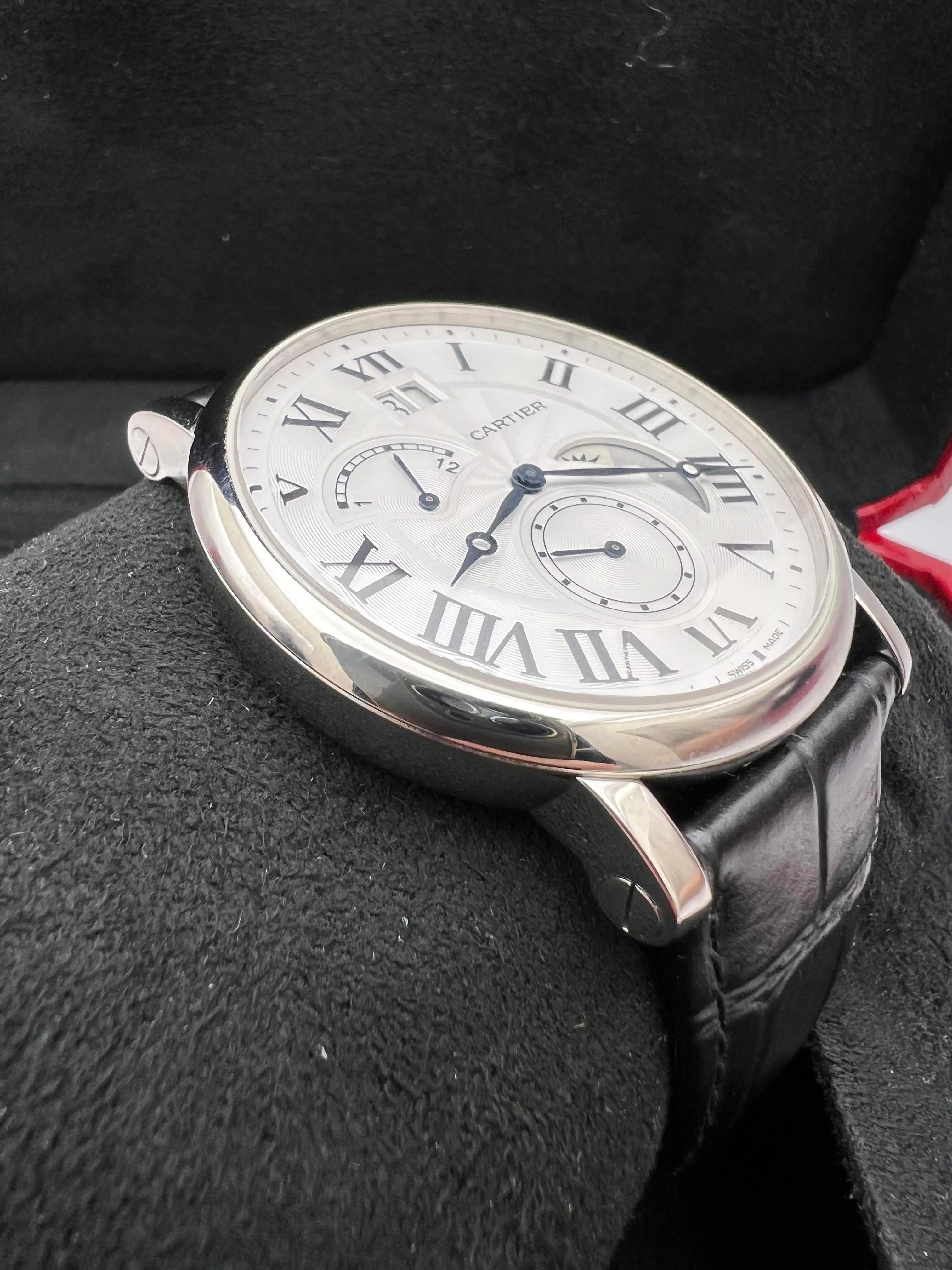 Cartier Rotonde Large Date Retrograde Dual Time Day Night Box Papers W1556368 For Sale 2