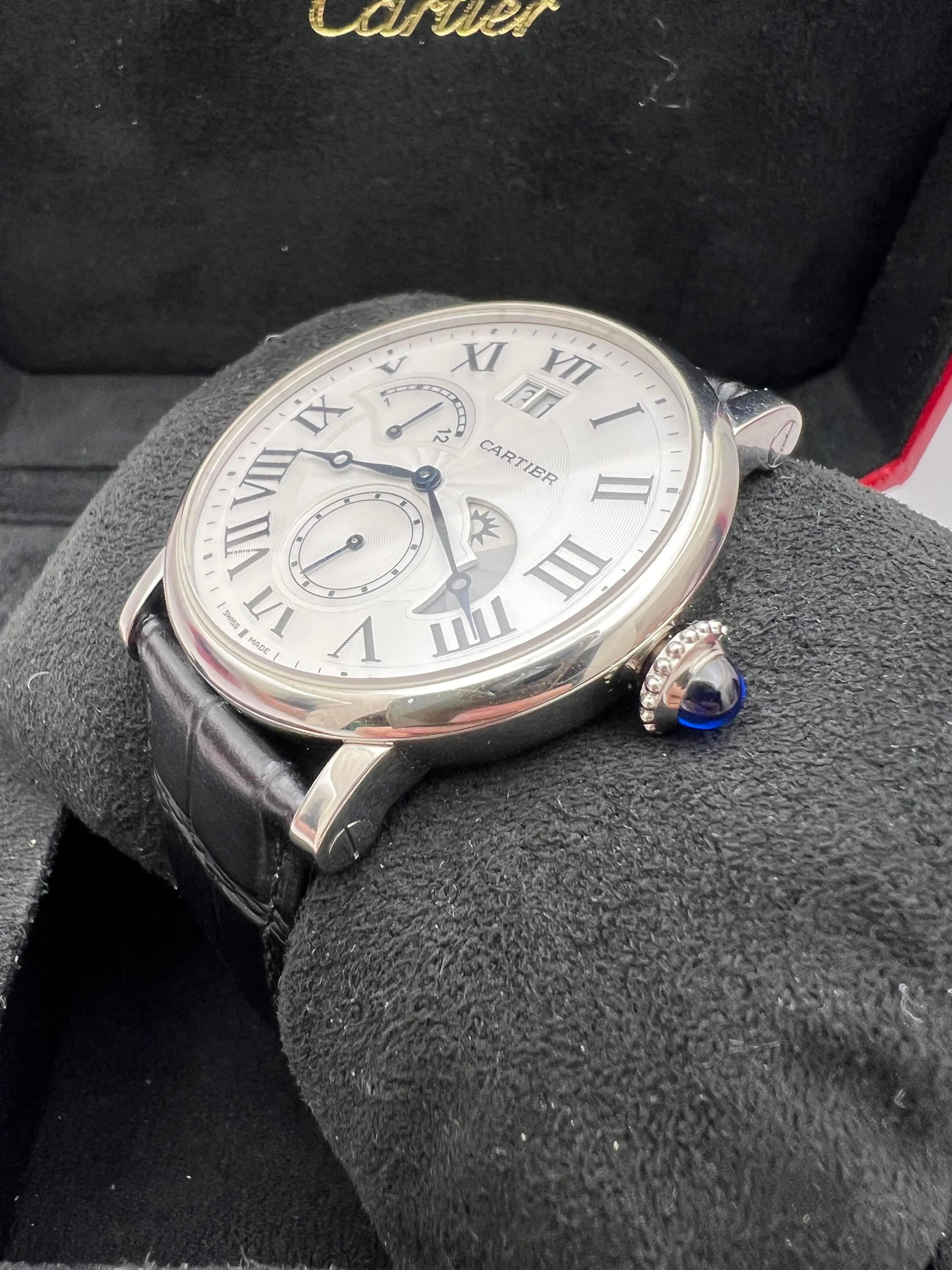 Cartier Rotonde Large Date Retrograde Dual Time Day Night Box Papers W1556368 For Sale 4