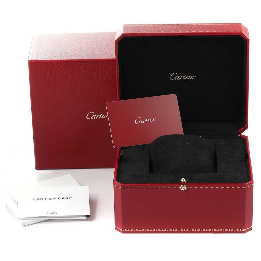 Cartier Rotonde Retrograde GMT Time Zone Rose Gold Watch W1556240 Box Card For Sale 2