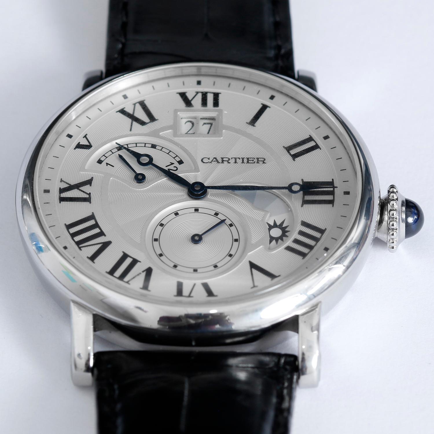 Cartier Rotonde Retrograde GMT Time Zone Watch W1556368 1