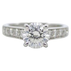 Cartier Runder Brillant Diamant Platin Verlobungsring