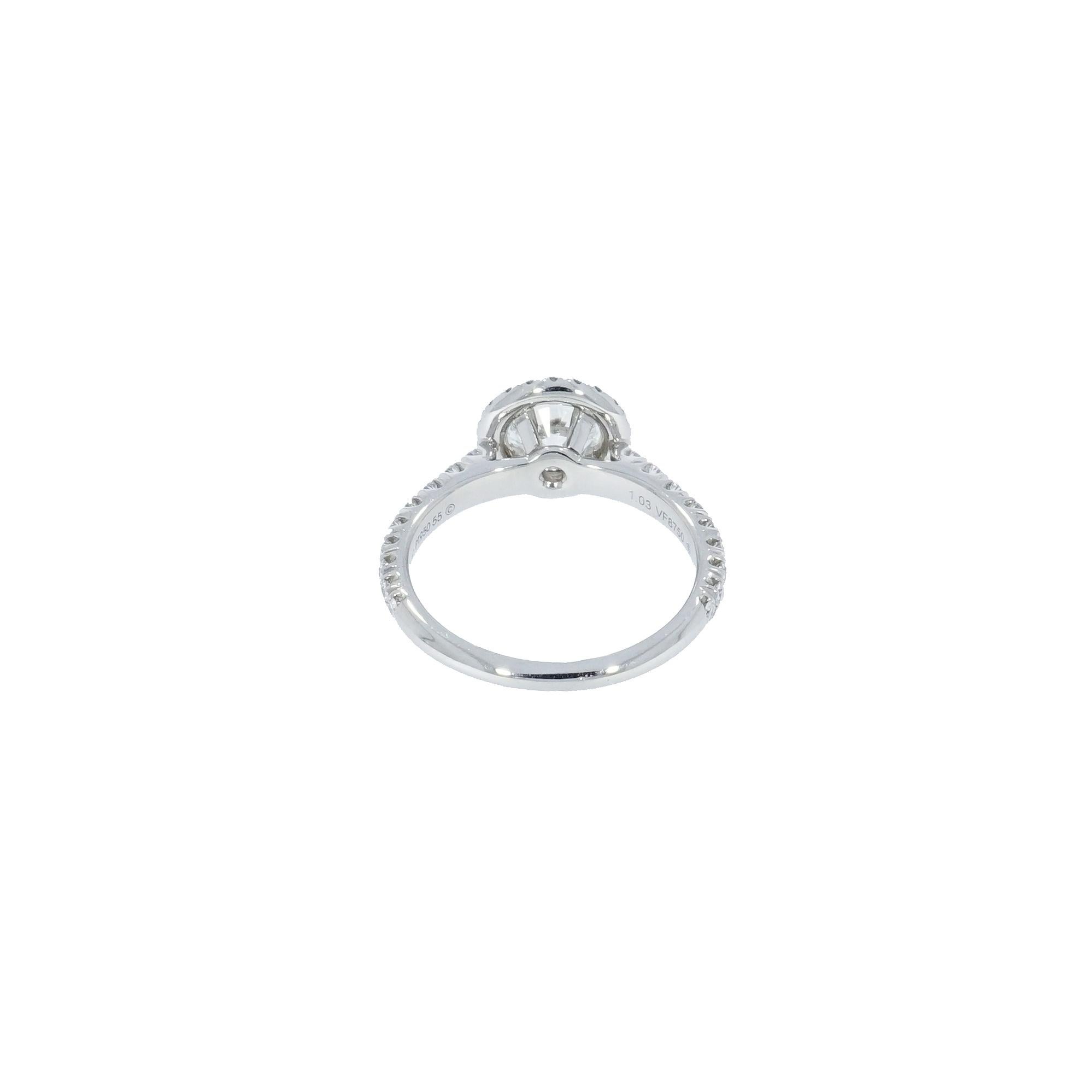 cartier halo ring