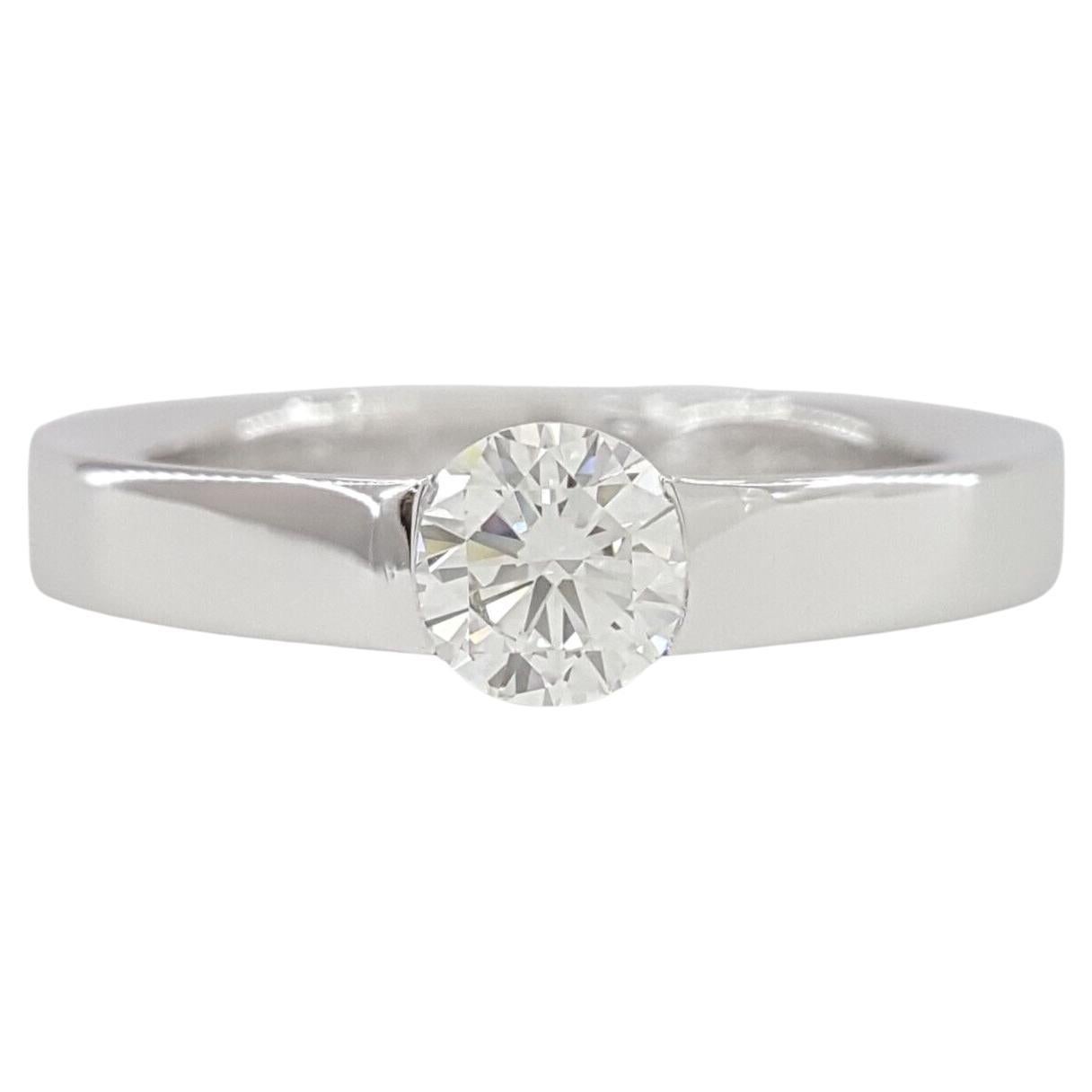 tapered solitaire engagement ring