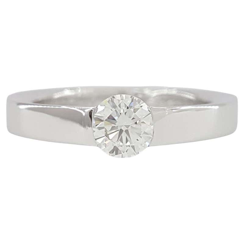 Cartier Solitaire 1895 Diamond Ring For Sale at 1stDibs