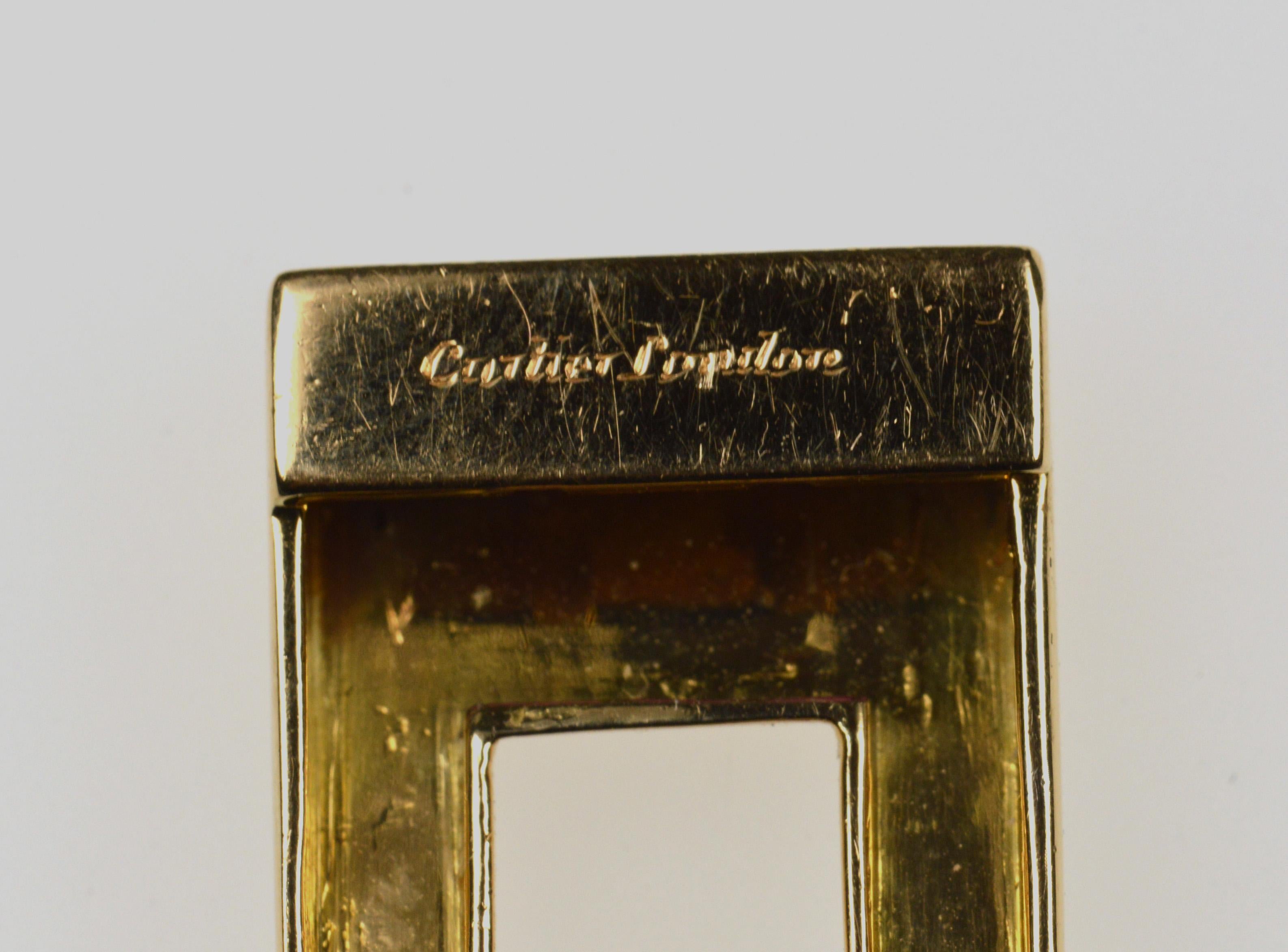 Women's Cartier Rubin Gold Bracelet For Sale