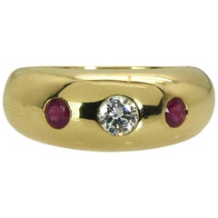 Cartier Ruby and Diamond Ring