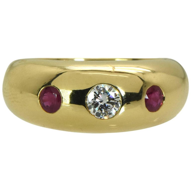 Cartier Ruby and Diamond Ring For Sale at 1stDibs cartier ruby ring