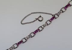 Cartier Ruby Diamond Bracelet