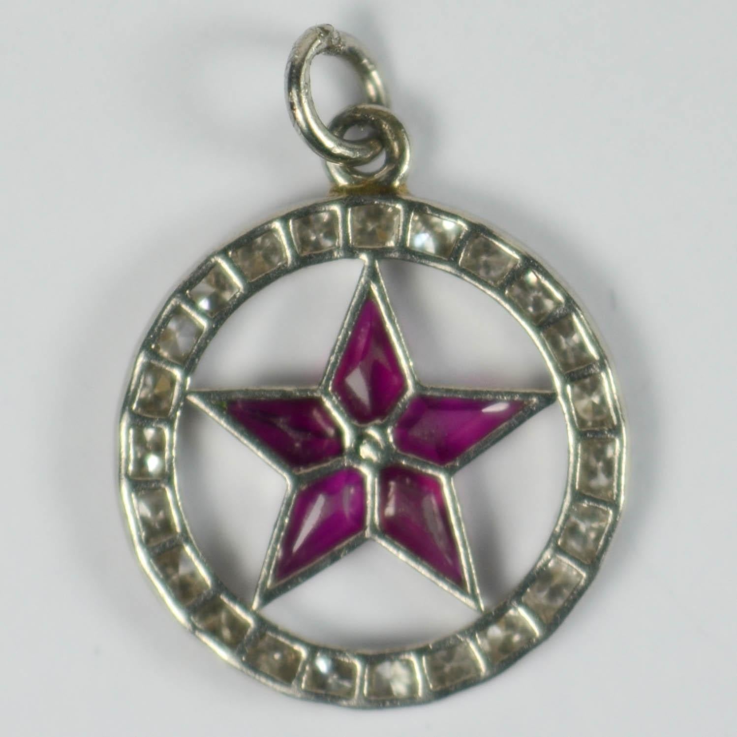 cartier star pendant