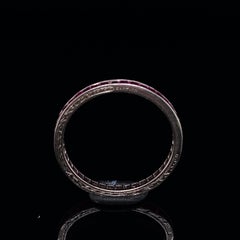 Cartier Ruby Full Eternity Ring Platinum