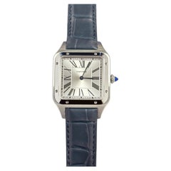 Cartier Santos Dumont Steel Quartz Wrist Watch 