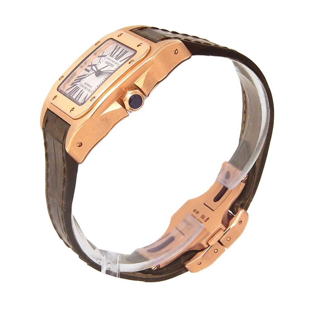 Brand: Cartier
Band Color:	Brown	
Gender:	Women's
Case Size: 32-35.5mm	
MPN: Does Not Apply
Lug Width: 20mm	
Features:	12-Hour Dial, Gold Bezel, Roman Numerals, Sapphire Crystal, Swiss Made, Swiss Movement
Style: Casual	
Movement: Mechanical