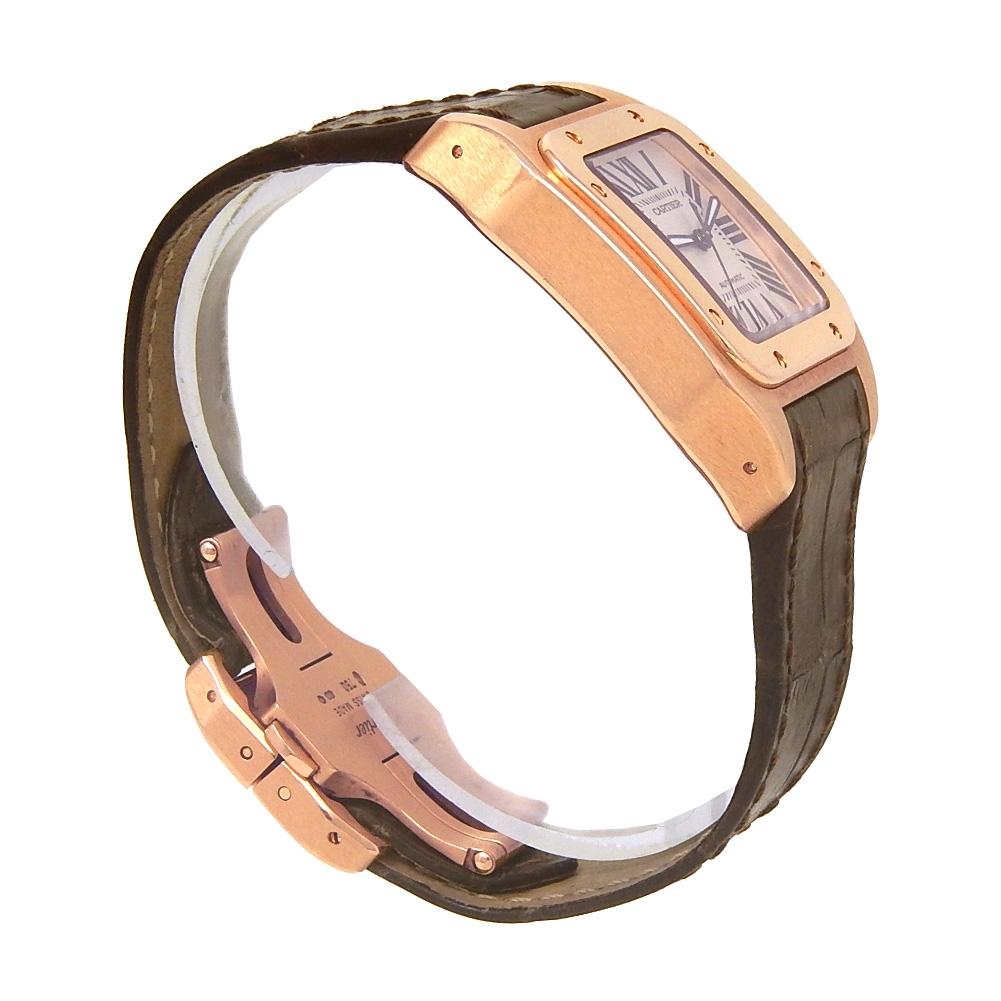 cartier santos 100 women's watch