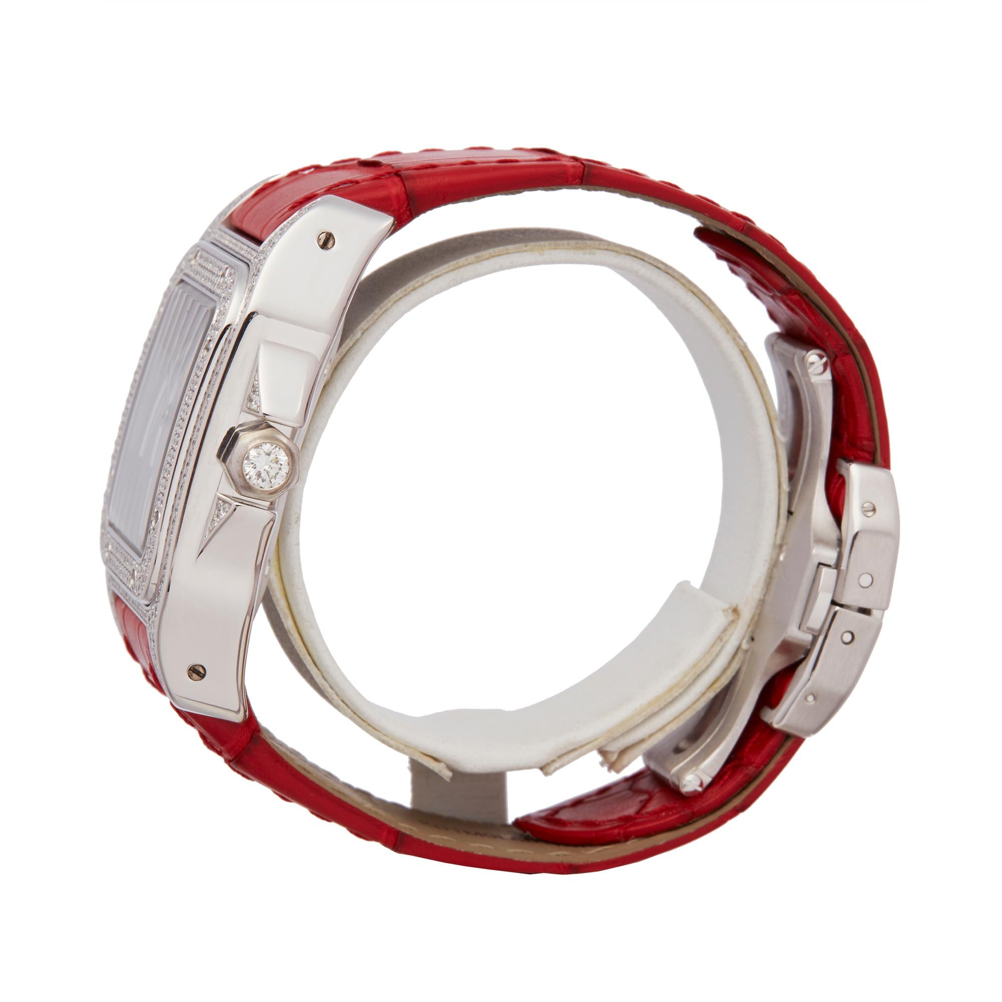 cartier santos red strap