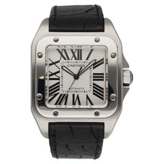 Cartier Santos-100:: 265 6 Boîte de montres XL pour hommes & Papiers