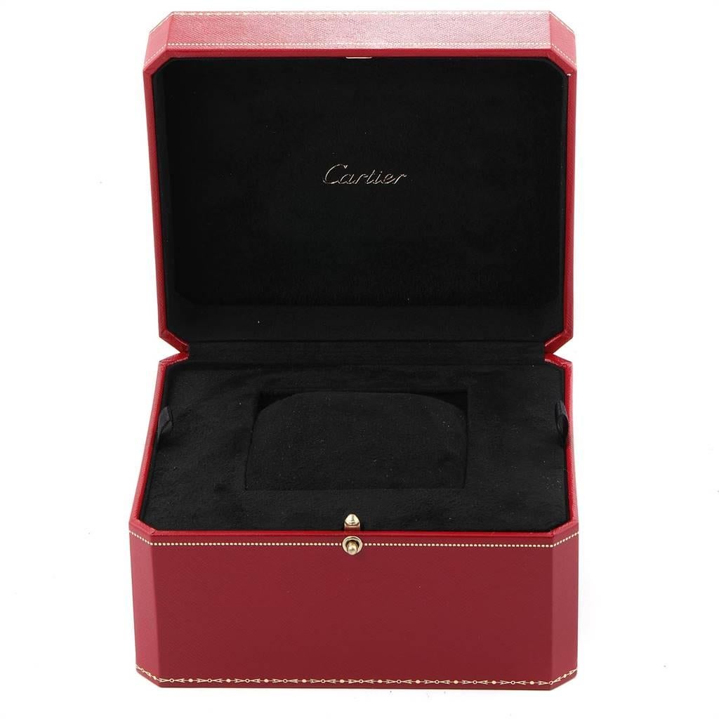 Cartier Santos 100 Rose Gold Chocolate Dial Men’s Watch W20127Y1 1