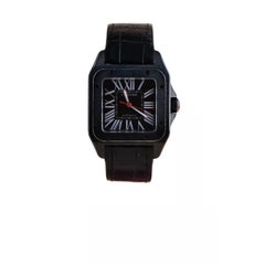 Cartier Santos 100 Carbon Automatic Large Model Watch WSSA0006