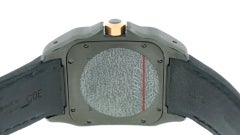 Cartier Santos 100 Large "100th Anniversary", Black Dial, Rose Gold Bezel