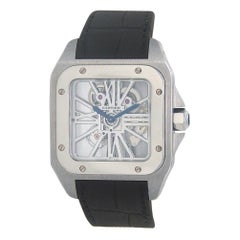 Cartier Santos 100 Palladium Men's Watch Manual W2020018