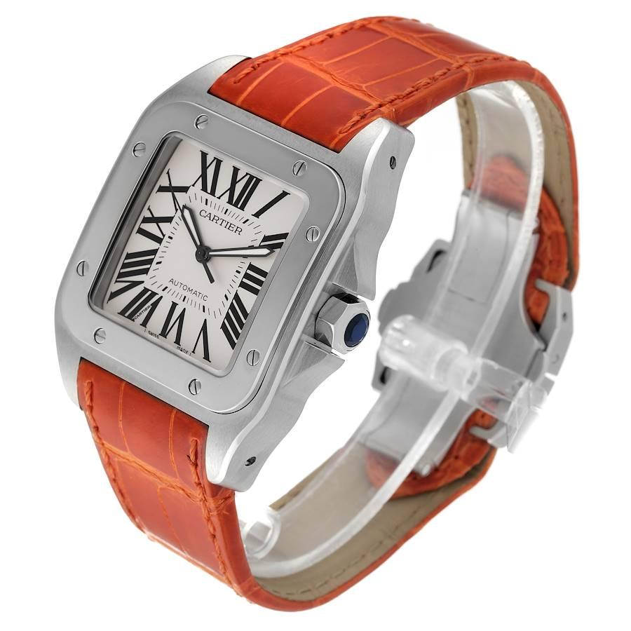 orange cartier watch