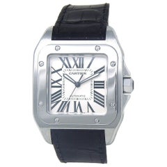 Cartier Santos 100 Stainless Steel Men's Watch Automatic 2656