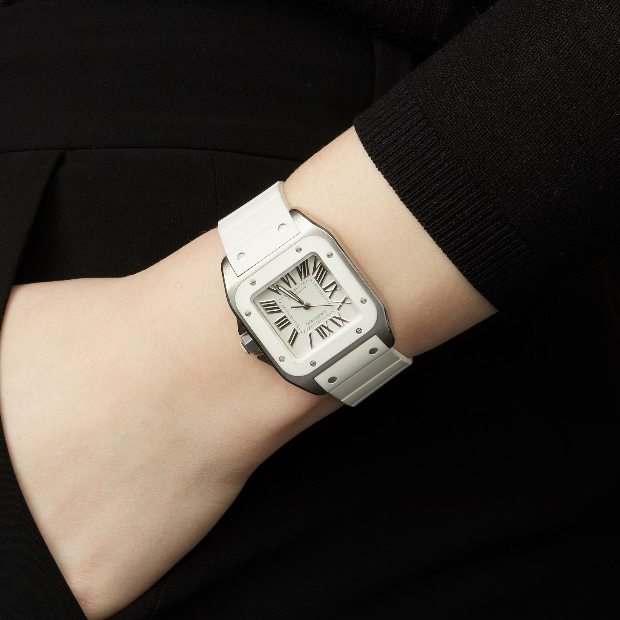 Cartier Santos 100 Stainless Steel 