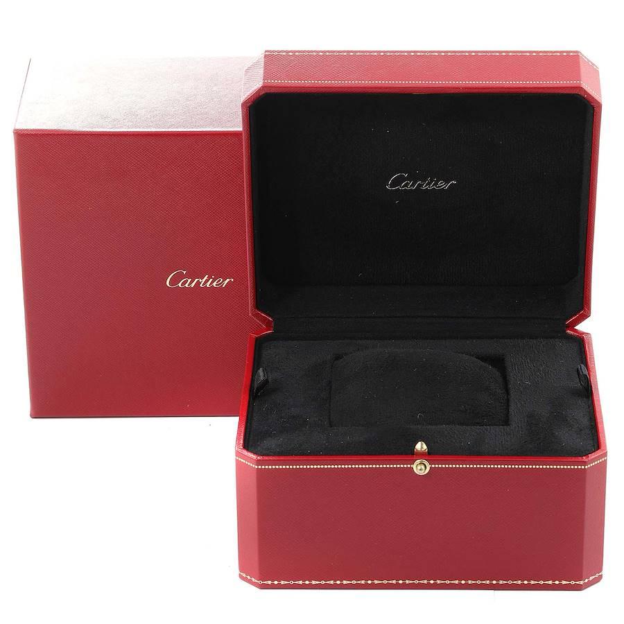 Cartier Montre chronographe Santos 100 en acier et or jaune pour hommes W20091X7 3