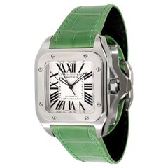 Used Cartier Santos 100 W20106X8 Unisex Watch in Stainless Steel