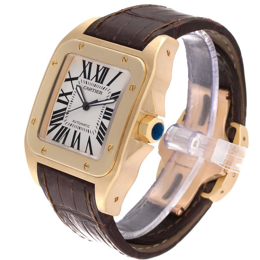 cartier santos 100 oro giallo