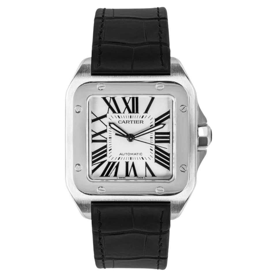 Cartier Santos 100 XL Carbon Rose Gold Chronograph Watch W2020004 For ...