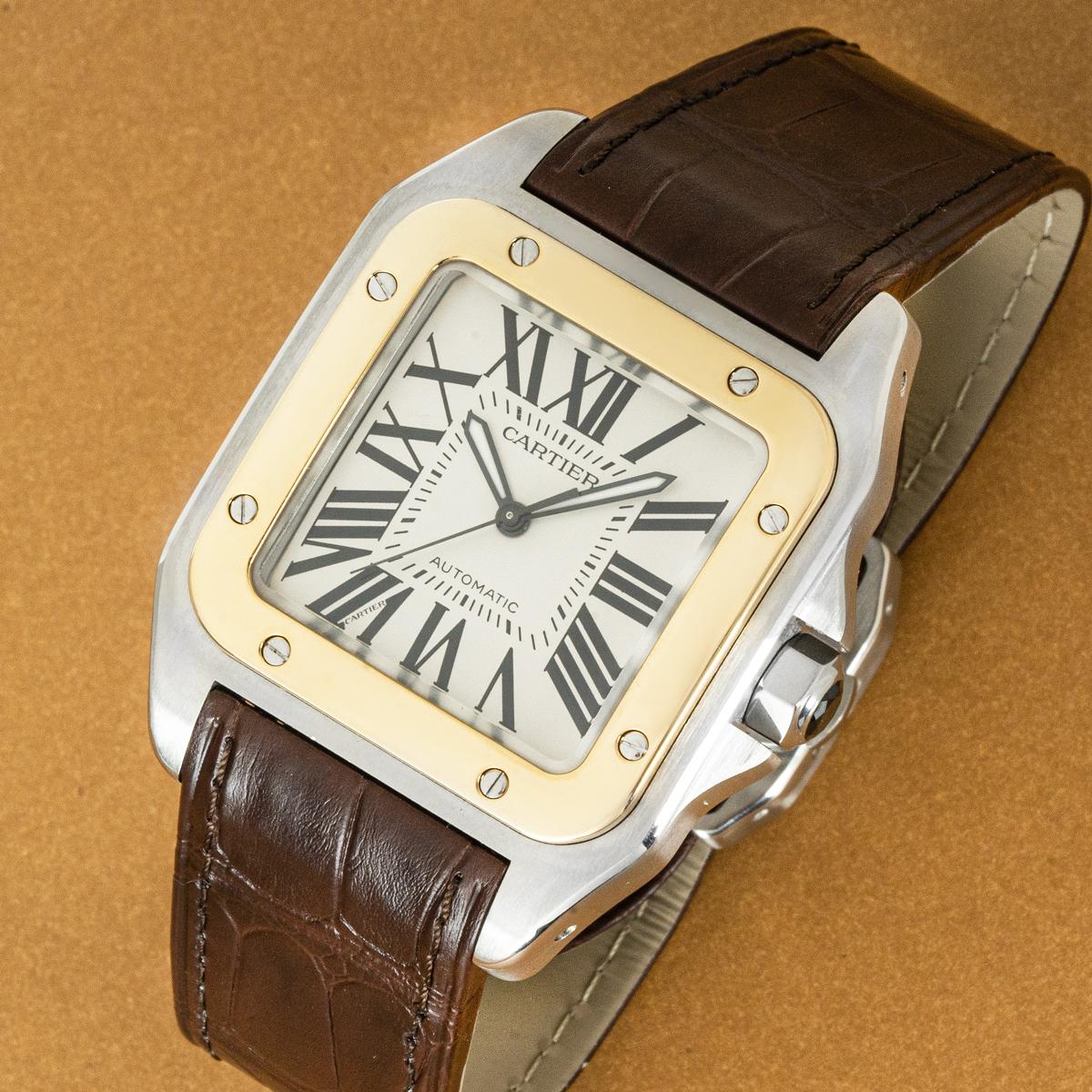 Cartier Santos 100 XL 2656 W20072X7 en vente 4