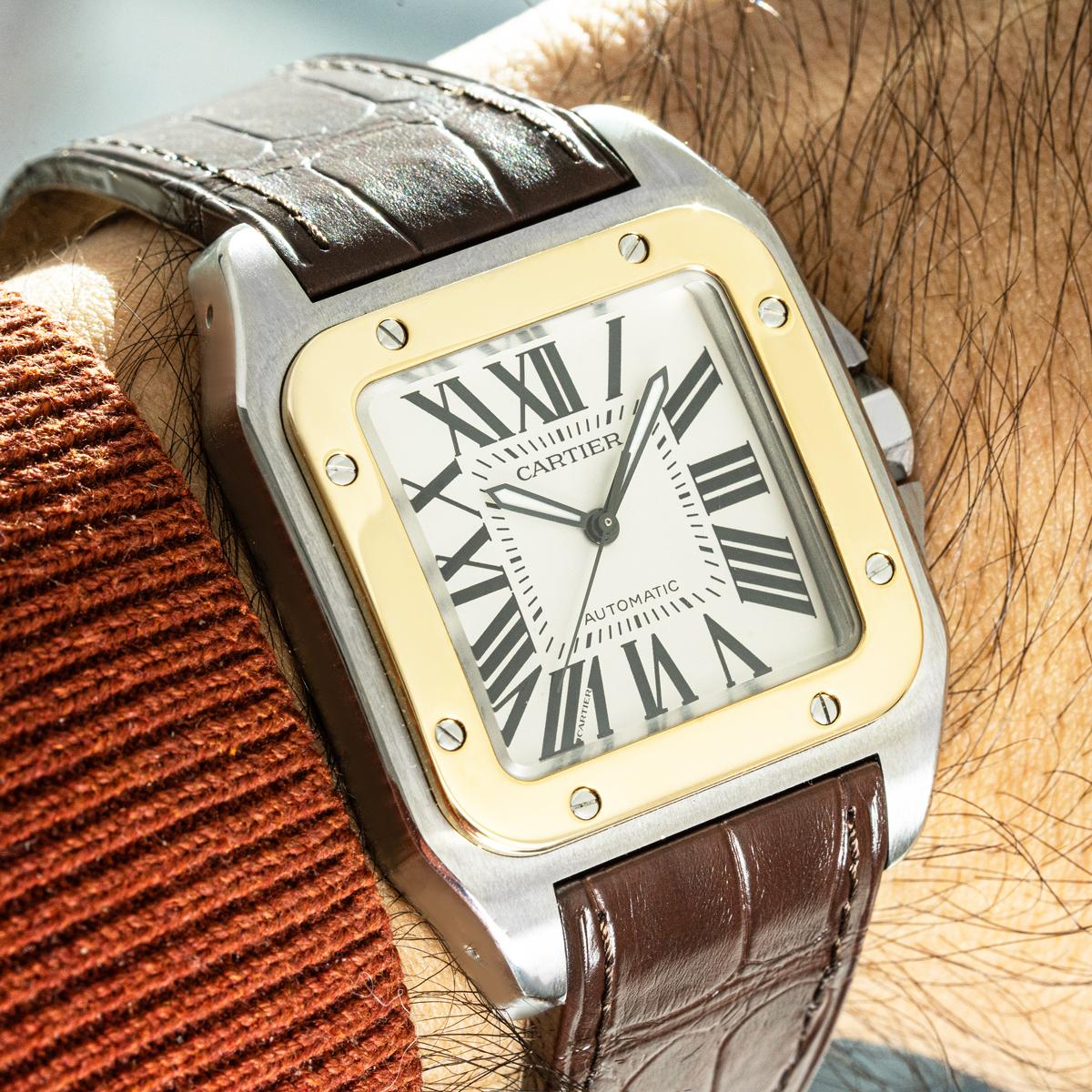 Cartier Santos 100 XL 2656 W20072X7 en vente 5