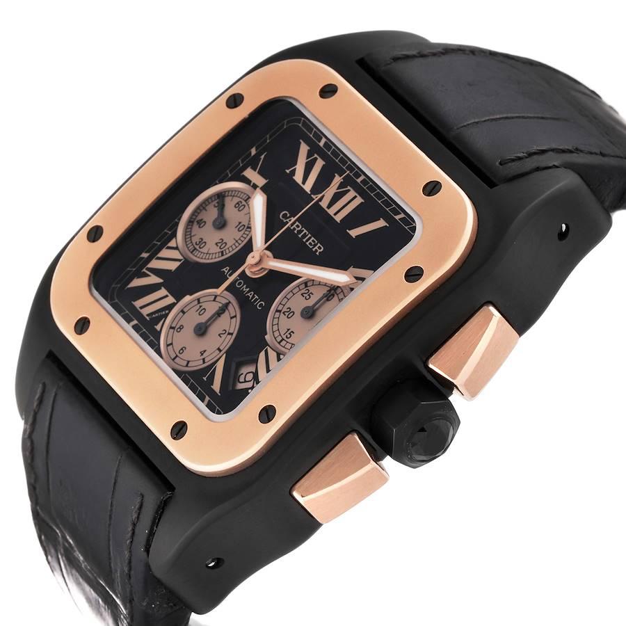 cartier santos 100 chronograph