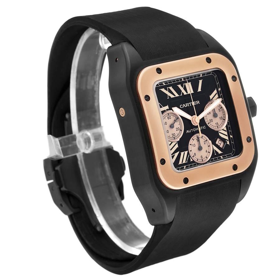 cartier santos 100 xl chronograph