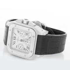 Cartier Santos 100 XL Chronograph Stainless Steel Men's Watch 2740