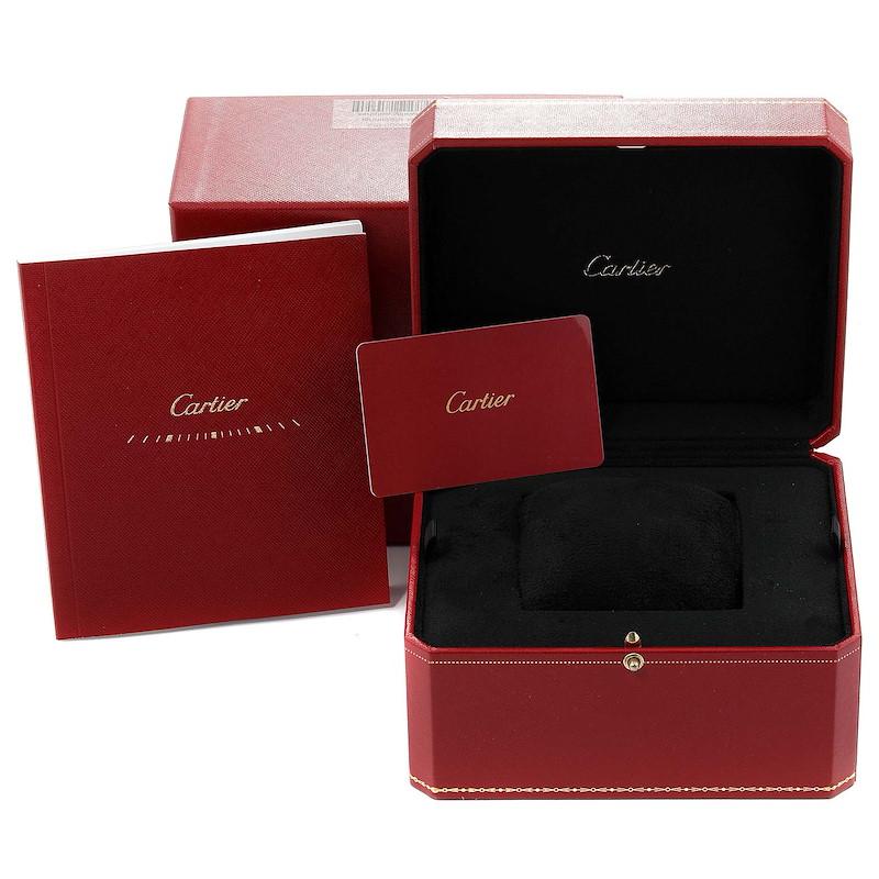 Cartier Santos 100 XL Rose Gold Silver Dial Men's Watch WGSA0007 Unworn For Sale 6
