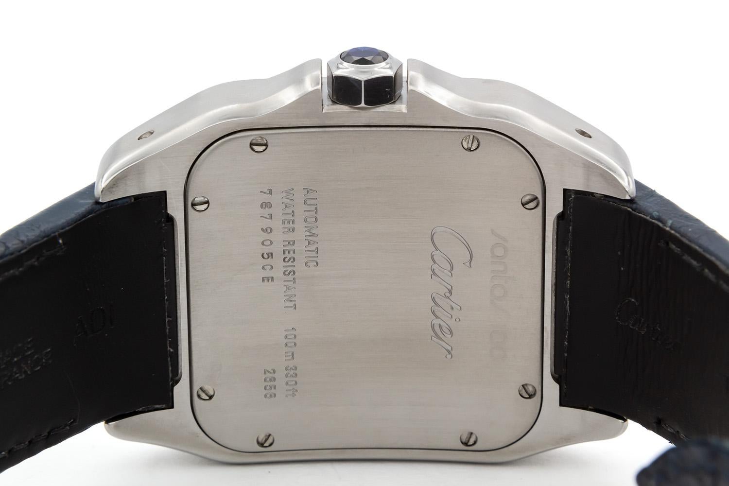 Cartier Santos 100 XL en acier inoxydable et or 18k deux tons Boîte et papiers 2656 W20072X7 1