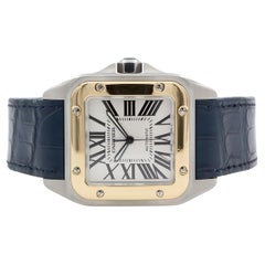 Cartier Santos 100 XL Stainless & 18k Gold Two Tone Box & Papers 2656 W20072X7