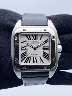 Cartier Santos-100 XL W20073X8 Stainless steel Mens Watch Box Papers