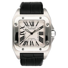 Cartier Santos-100 XL W20073X8 Stainless steel Mens Watch Box Papers
