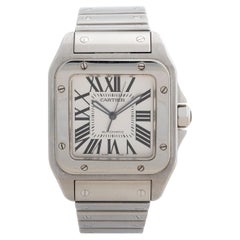 Cartier Santos 100 XL Wristwatch Ref 2656, 51mm Case, Stainless Steel, c2005