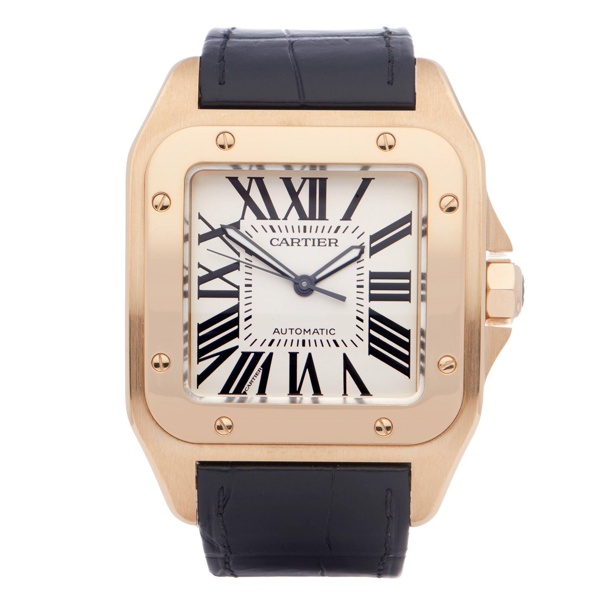 Cartier Santos 100XL 2657 or W20071Y1 Men Yellow Gold 18K Watch