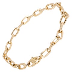 Cartier Santos 18ct Yellow Gold Bracelet at 1stDibs | cartier santos  bracelet, cartier santos gold bracelet
